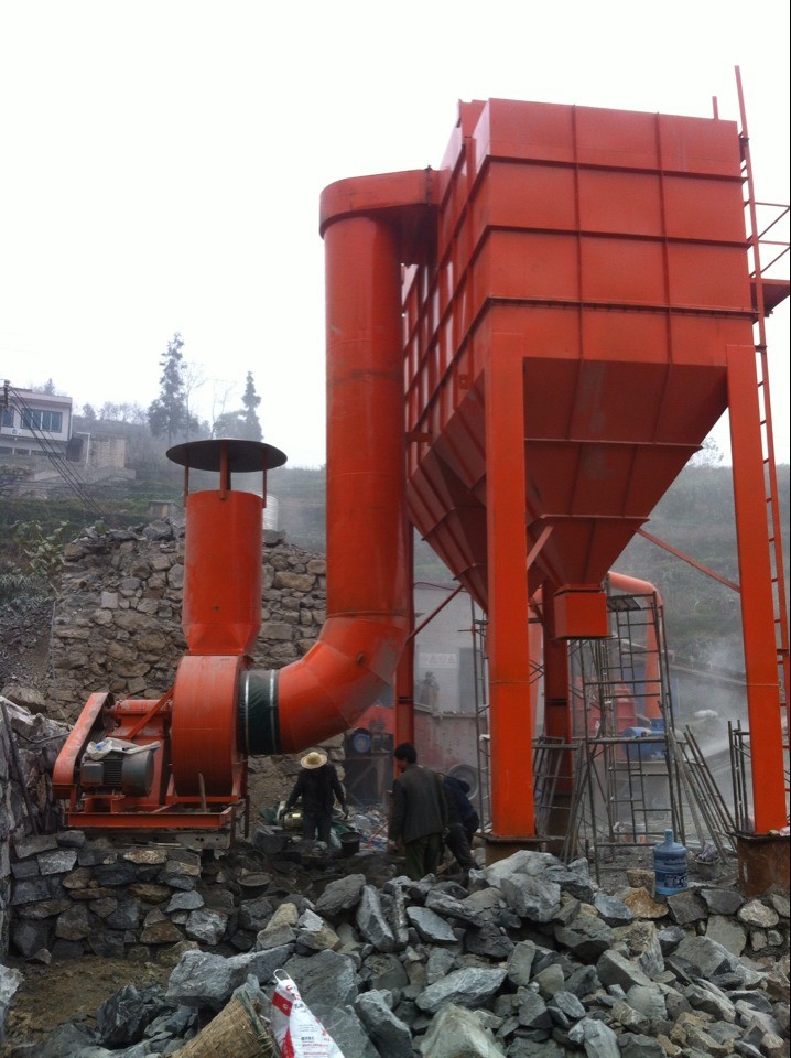 碎石生產線脈沖袋式除塵器